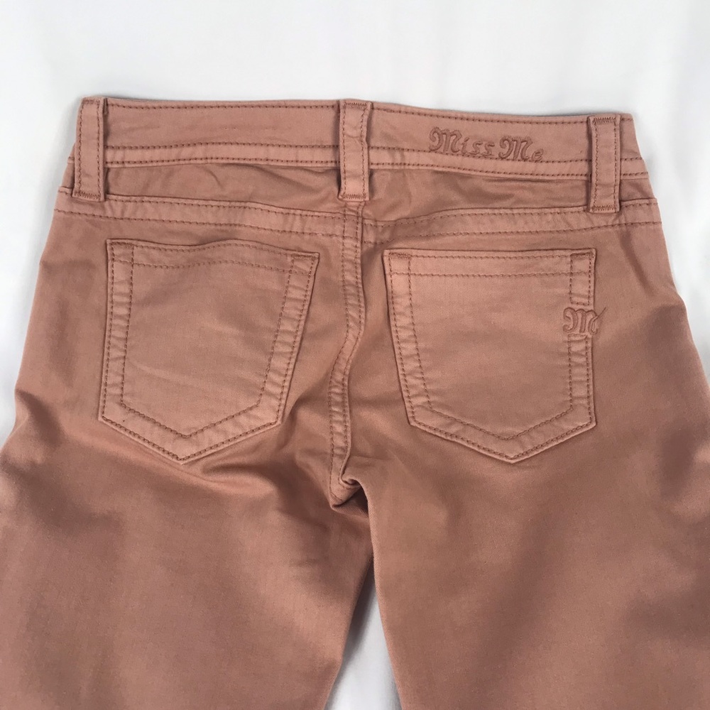 Miss Me Dusty Pink Cropped Jeans (26) NWT - Picture 5 of 8